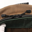 CHANEL Sports Line Backpack Canvas Brown CC Auth 148005-23