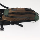 CHANEL Sports Line Backpack Canvas Brown CC Auth 148005-4