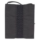 HERMES Pochette Her Line MM Shoulder Bag Canvas Gray Auth 148006-2