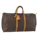 LOUIS VUITTON Monogram Keepall 55 Boston Bag M41424 LV Auth 148023-1