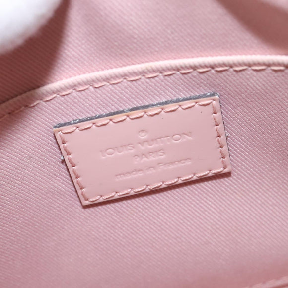 LOUIS VUITTON Vernis Alma MINI Bag 2way Pink Rose Valerine M52750 LV Auth 148026