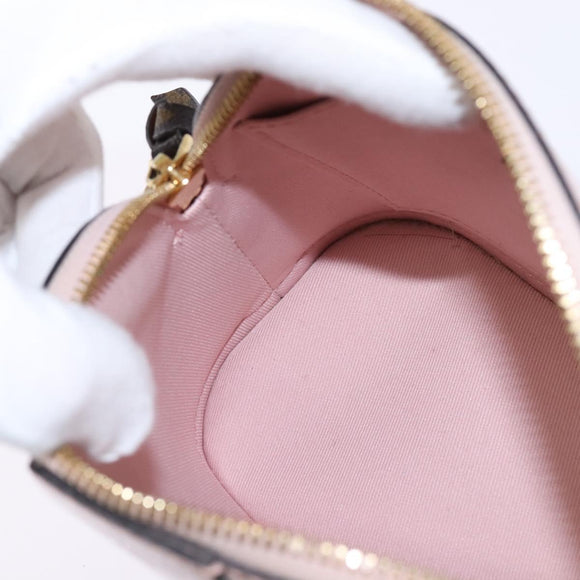 LOUIS VUITTON Vernis Alma MINI Bag 2way Pink Rose Valerine M52750 LV Auth 148026