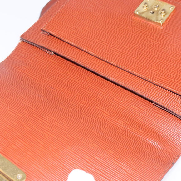 LOUIS VUITTON Epi Monceau 28 Hand Bag Brown M52123 LV Auth 148027