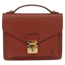 LOUIS VUITTON Epi Monceau 28 Hand Bag Brown M52123 LV Auth 148027-13