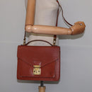LOUIS VUITTON Epi Monceau 28 Hand Bag Brown M52123 LV Auth 148027-26
