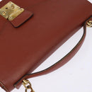 LOUIS VUITTON Epi Monceau 28 Hand Bag Brown M52123 LV Auth 148027-6