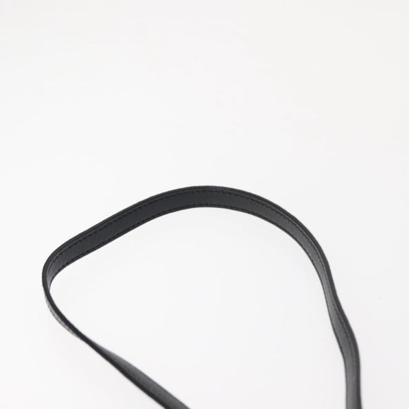 Salvatore Ferragamo Gancini Hand Bag Leather 2way Black Gold Auth 148032