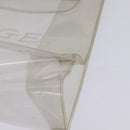 HERMES Vinyl Kelly Hand Bag Clear Auth 148034-14