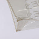 HERMES Vinyl Kelly Hand Bag Clear Auth 148034-15