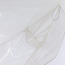 HERMES Vinyl Kelly Hand Bag Clear Auth 148034-17