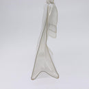 HERMES Vinyl Kelly Hand Bag Clear Auth 148034-3