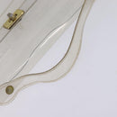 HERMES Vinyl Kelly Hand Bag Clear Auth 148034-7