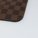 LOUIS VUITTON Damier Ebene Neverfull MM Pouch Pouch LV Auth 148039-16