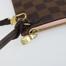 LOUIS VUITTON Damier Ebene Neverfull MM Pouch Pouch LV Auth 148039-9