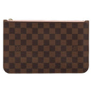 LOUIS VUITTON Damier Ebene Neverfull MM Pouch Pouch LV Auth 148039-13