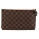 LOUIS VUITTON Damier Ebene Neverfull MM Pouch Pouch LV Auth 148039-2