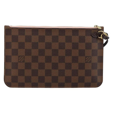 LOUIS VUITTON Damier Ebene Neverfull MM Pouch Pouch LV Auth 148039 - 0