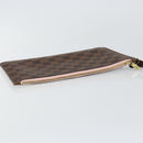 LOUIS VUITTON Damier Ebene Neverfull MM Pouch Pouch LV Auth 148039-5