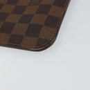 LOUIS VUITTON Damier Ebene Neverfull MM Pouch Pouch LV Auth 148039-7