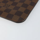 LOUIS VUITTON Damier Ebene Neverfull MM Pouch Pouch LV Auth 148039-14