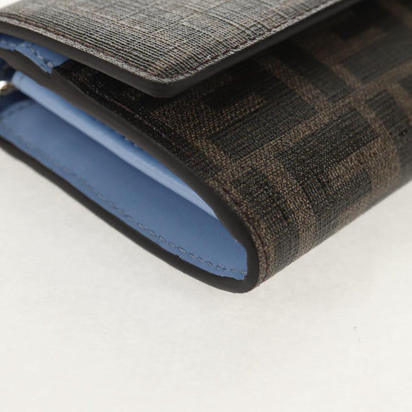 FENDI FRGMT x POKÉMON Wallet Zucca Canvas Shoulder Bag Black Auth 148040SM