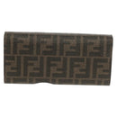 FENDI FRGMT x POKÉMON Wallet Zucca Canvas Shoulder Bag Black Auth 148040SM-3