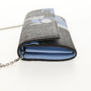 FENDI FRGMT x POKÉMON Wallet Zucca Canvas Shoulder Bag Black Auth 148040SM-4