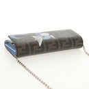 FENDI FRGMT x POKÉMON Wallet Zucca Canvas Shoulder Bag Black Auth 148040SM-7