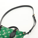 LOUIS VUITTON Monogram Jacquard Velvet On The Go PM Bag M46216 LV Auth 148041SM-12