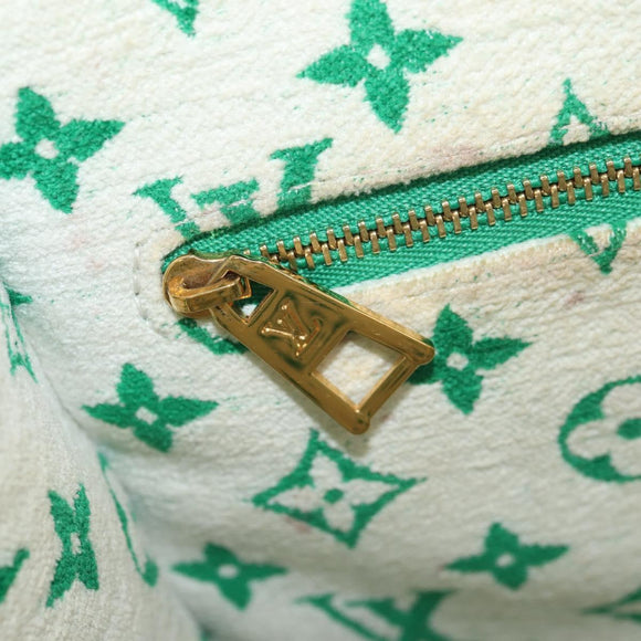 LOUIS VUITTON Monogram Jacquard Velvet On The Go PM Bag M46216 LV Auth 148041SM