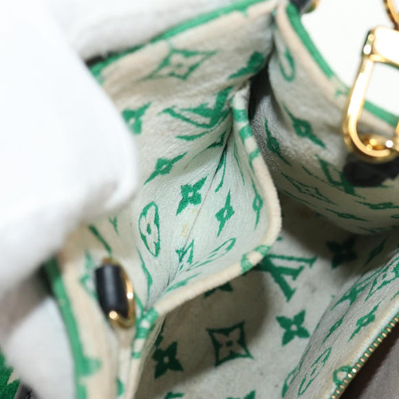 LOUIS VUITTON Monogram Jacquard Velvet On The Go PM Bag M46216 LV Auth 148041SM