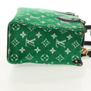 LOUIS VUITTON Monogram Jacquard Velvet On The Go PM Bag M46216 LV Auth 148041SM-6