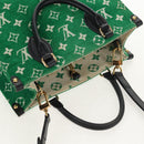 LOUIS VUITTON Monogram Jacquard Velvet On The Go PM Bag M46216 LV Auth 148041SM-7