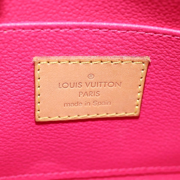 LOUIS VUITTON Multicolor Pochette Cosmetic Pouch Black M47355 LV Auth 148042A