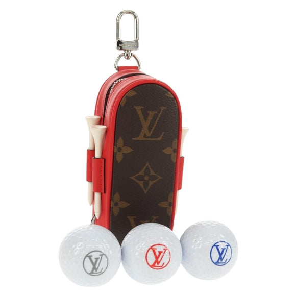 LOUIS VUITTON Monogram Booklet Set Golf Andrews Golf Ball GI0297 LV Auth 148043AM