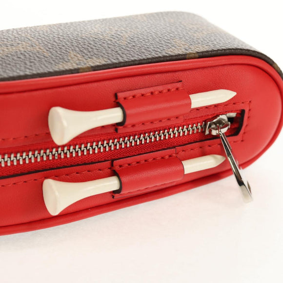 LOUIS VUITTON Monogram Booklet Set Golf Andrews Golf Ball GI0297 LV Auth 148043AM