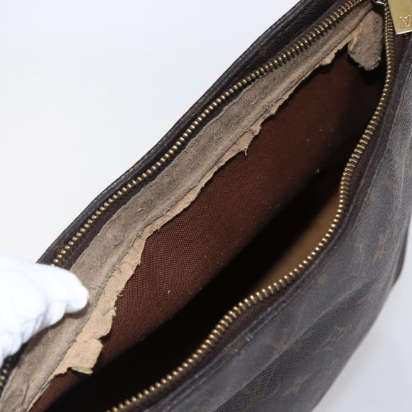LOUIS VUITTON Monogram Looping GM Shoulder Bag M51145 LV Auth 148050