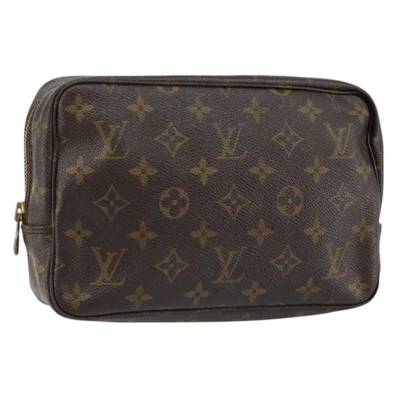 LOUIS VUITTON Monogram Trousse Toilette 23 Clutch Bag M47524 LV Auth 148052