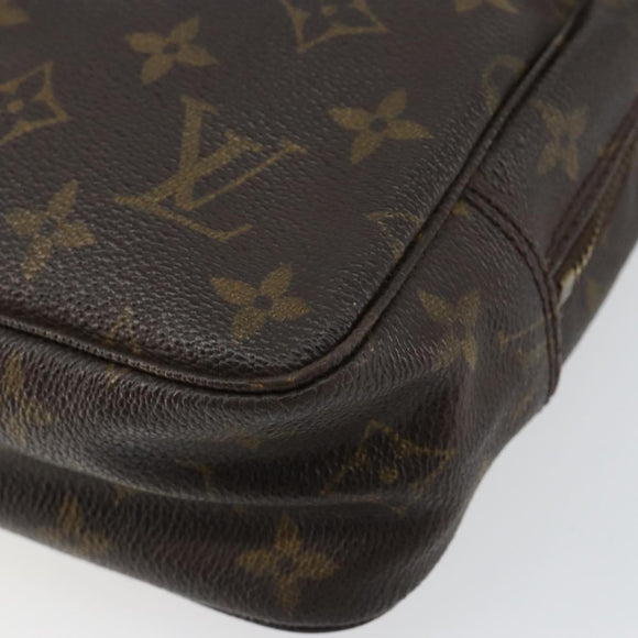 LOUIS VUITTON Monogram Trousse Toilette 23 Clutch Bag M47524 LV Auth 148052