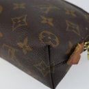 LOUIS VUITTON Monogram Pochette Cosmetic PM Cosmetic Pouch M47515 LV Auth 148054-15