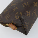 LOUIS VUITTON Monogram Pochette Cosmetic PM Cosmetic Pouch M47515 LV Auth 148054-16