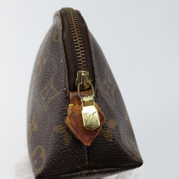 LOUIS VUITTON Monogram Pochette Cosmetic PM Cosmetic Pouch M47515 LV Auth 148054