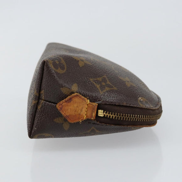LOUIS VUITTON Monogram Pochette Cosmetic PM Cosmetic Pouch M47515 LV Auth 148054
