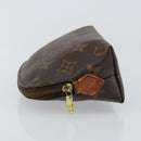LOUIS VUITTON Monogram Pochette Cosmetic PM Cosmetic Pouch M47515 LV Auth 148054-4