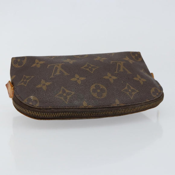 LOUIS VUITTON Monogram Pochette Cosmetic PM Cosmetic Pouch M47515 LV Auth 148054