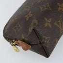 LOUIS VUITTON Monogram Pochette Cosmetic PM Cosmetic Pouch M47515 LV Auth 148054-14