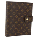 LOUIS VUITTON Monogram Agenda GM Terminplanerhülle R20006 LV Auth 148056-1