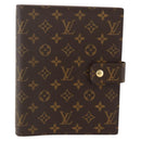 LOUIS VUITTON Monogram Agenda GM Terminplanerhülle R20006 LV Auth 148056-13
