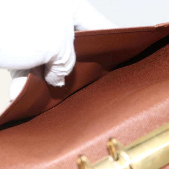 LOUIS VUITTON Monogram Agenda GM Terminplanerhülle R20006 LV Auth 148056