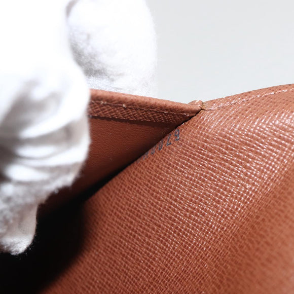 LOUIS VUITTON Monogram Agenda GM Terminplanerhülle R20006 LV Auth 148056